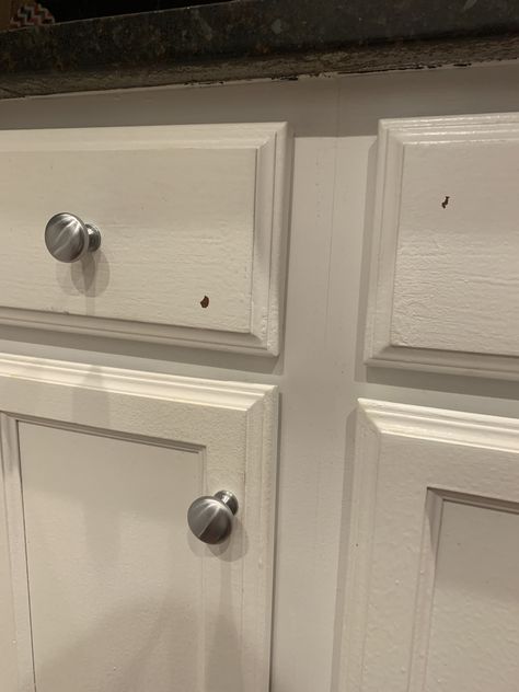 Strip Paint Off Kitchen Cabinets, Repaint Painted Cabinets, How To Paint Old Cabinets, How To Paint Painted Cabinets, Painting Painted Cabinets, How To Remove Paint From Cabinets, How To Paint Over Painted Cabinets, Strip Paint Off Cabinets, Removing Paint From Cabinets