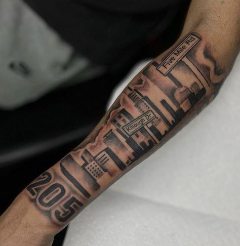 Hood Sleeve Tattoos For Guys, Upper Shoulder Tattoo Men Ideas Design, Brick Tattoo For Men, Forearm Sleeve Tattoos For Men, Upper Shoulder Tattoo, Calf Sleeve Tattoo, Arm Tattoos Black, Tattoo Font For Men, Tattoo Ideas Males