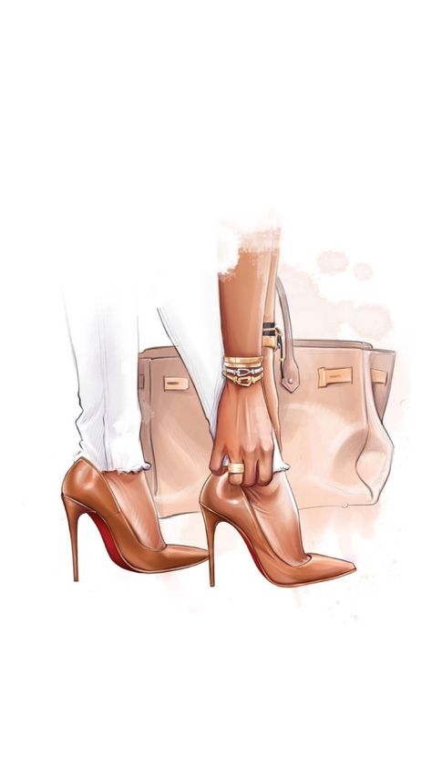 Watercolor Painting, Illustrator, High Heels, Heels, Instagram, Watercolour Painting