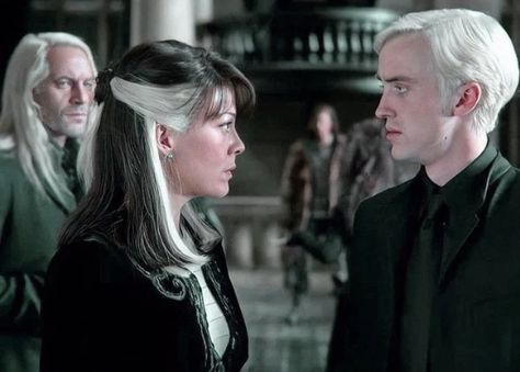 Draco Redemption, Malfoy Family, Jason Isaacs, Buku Harry Potter, Images Harry Potter, Draco Harry Potter, Harry Potter Draco Malfoy, Bellatrix Lestrange, Hair Streaks