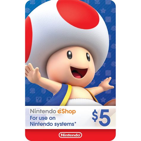 eCash - Nintendo eShop Gift Card $5 - Switch / Wii U / 3DS [Digital Code] -- To view further for this item, visit the image link. (This is an affiliate link) #VideoGames Free Eshop Codes, Nintendo Shop, Nintendo Switch System, Nintendo Eshop, Good Birthday Presents, Xbox Gift Card, Game Codes, Card Balance, Gift Voucher