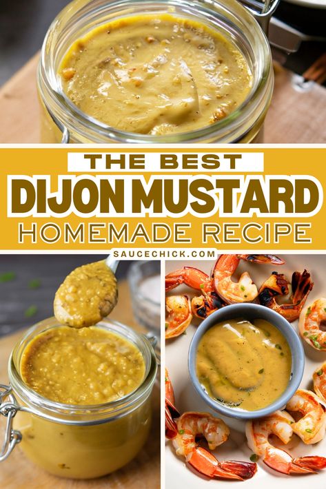 Zesty Mustard Sauce Recipe for Sandwiches, Wraps, and More Homemade Dijon Mustard, Mustard Recipes, Mustard Sauce Recipe, Dijon Mustard Sauce, All Natural Recipes, Salami Recipes, Best Sauces, Mustard Bbq Sauce, Homemade Mustard