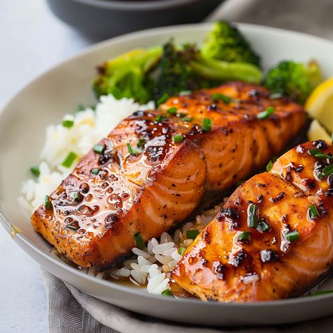 Are you looking for a quick, easy, and utterly delicious way to enjoy salmon? Look no further than this Air Fryer Honey Garlic Salmon recipe! Whether you’re a busy professional, ... Read more Honey Garlic Salmon Air Fryer, Sockeye Salmon Recipes, Bell Pepper Salad, Lemon Garlic Salmon, Honey Garlic Salmon, Marinated Salmon, Garlic Salmon, Honey Garlic Sauce, Buddha Bowls