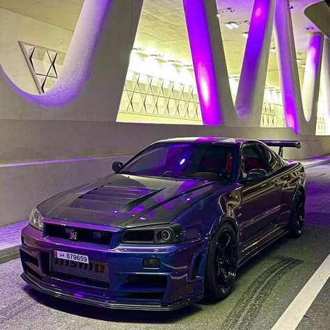 Nissan Skyline R34 Gtr, Nissan Gtr R34, Midnight Purple, R34 Skyline, Gtr Skyline, Serie Bmw, Nissan Skyline R34, Skyline Gtr R34, R34 Gtr