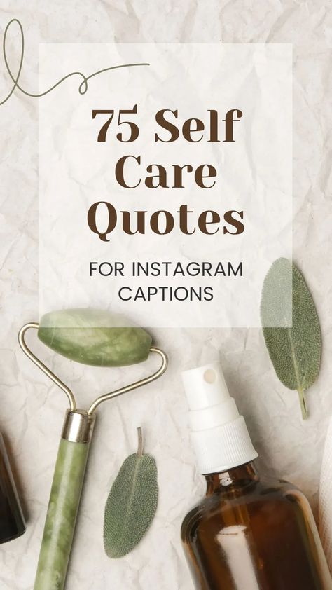 Looking for inspiration to fill your Instagram feed with positivity? Discover the 75 best self care quotes that will bring an instant boost of happiness, wisdom, and beauty to your life. Take a moment each day to nurture your mental and emotional health with these powerful words. It's time to prioritize self care and let the positive vibes flow! Self Care Quotes Life Beauty, Self Care Instagram Captions, Self Care Captions For Instagram, Health Captions, Self Care Quotes Beauty, Self Care Captions, Instagram Feed Quotes, Self Care Words, Self Care Quotes Happiness