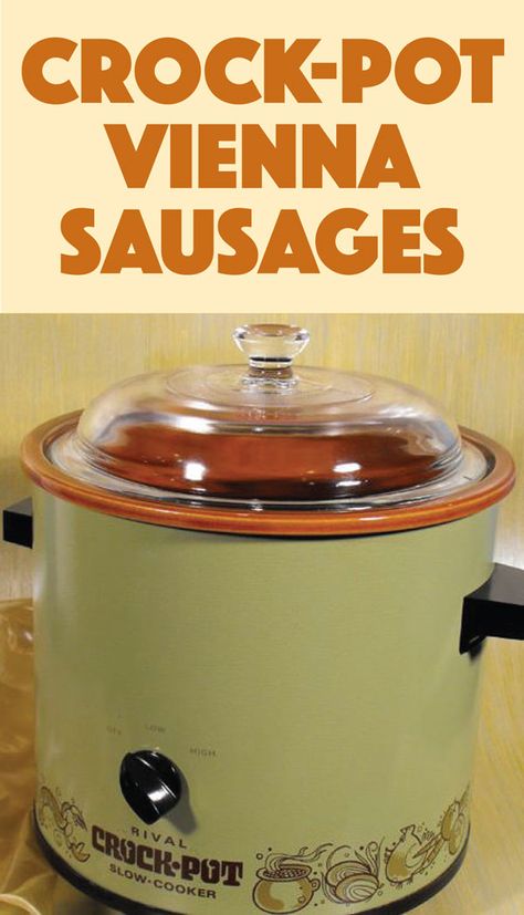 Crock-Pot Vienna Sausages and an Adorably Awkward Halloween Night in 1978 is a funny story plus vintage recipe. Read more on MomLovesBaking.com. #crockpot #halloween #vintage #recipe Vienna Sausage Crockpot, Vienna Sausage Recipes Appetizers, Weenie Recipes, Vienna Sausage Recipes, Sausage Appetizer Recipes, Vienna Sausages, Easy Halloween Recipes, Sausages Recipe, Saxon History