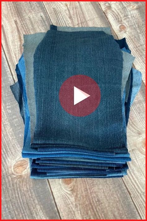 Diy Denim Wallet, Reuse Old Jeans, Diy Jean Bag, Upcycled Denim Diy, Diy Old Jeans, Tas Denim, Bag From Old Jeans, Denim Wallet, Denim Bag Diy