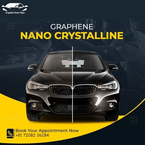 CERAMIC COATING starting Rs 14,999/-! Drive-in for a Demo to see the magic, and we will offer a FREE glass coating complementary too. Come. #cardream #crystalautospamumbai #carbikespa #carservice #carpolish #car2u #carspa #carinterior #ceramics #ceramuccoating #carservices Ceramic Coating For Cars Ads, Car Ceramic Coating, Panther Car, Car Advertising Design, Wash Car, Digital Advertising Design, Cafe Posters, Car Coating, Car Protection