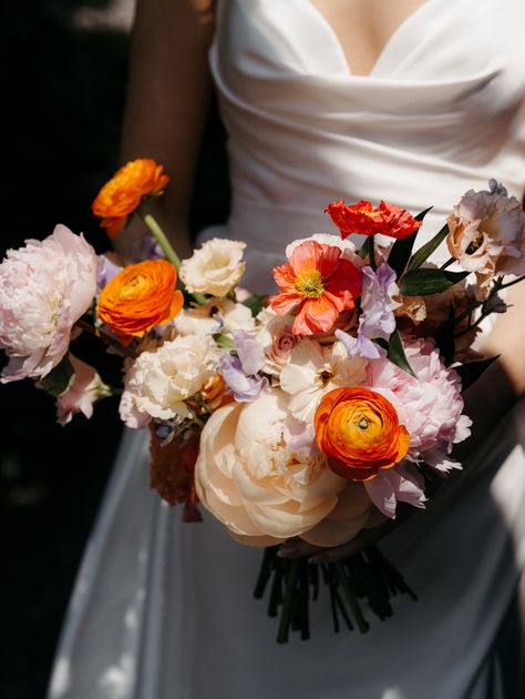 Close up of bridal bouquet created by @rosehipsocial and captured by @forgedinthe Summer Wedding Florals, Flower Aesthetics, Spring Months, Wedding Palette, Wedding Mood Board, Seasonal Flowers, Wedding Mood, Wedding Florals, Spring Flower