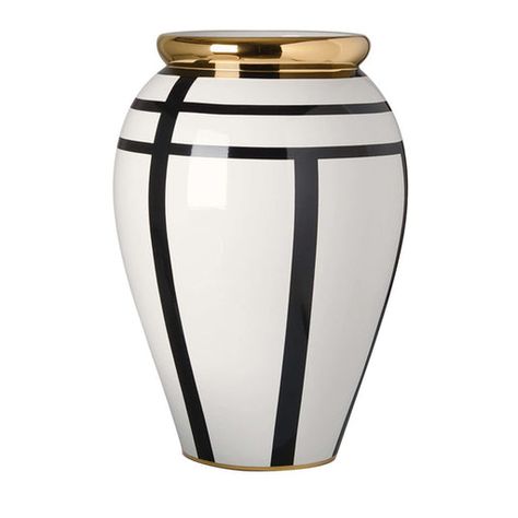 Black and white vase