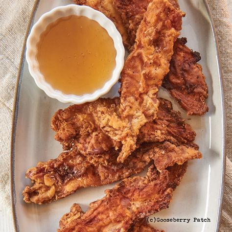 From Gooseberry Patch Recipes Chicken Fried Bacon Recipe, Chicken Fried Bacon, Alcohol Pairings, Bacon Board, Gooseberry Patch Recipes, Fried Bacon, Bacon Dishes, Native Foods, Instant Pot Cookbook