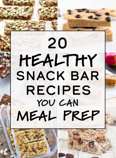 This post is full of 20 Healthy Snack Bar Recipes You Can Meal Prep to save time and money on healthy snacks at your house! #projectmealplan #snackbarrecipes #healthysnacks #mealprep Bar Lighting Ideas, Healthy Snack Bar Recipes, Healthy Snack Bar, Snack Bar Recipes, Ww Snacks, Healthy Snack Bars, Breakfast Bar Lighting, Guilt Free Snacks, Pampered Chef Recipes