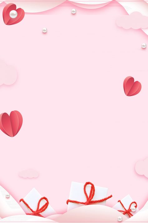 Valentine, love letter, pink, paper cut, pearl, love, minimalistic, background, material, PSD source file Valentine Frame Backgrounds, San Valentin Background, Valentines Day Background Wallpapers, Love Letter Background, Valentines Day Templates, Simple Pink Background, Valentine Love Letter, Valentine's Background, Valentine Day Background