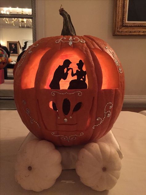 Cinderella Carved Pumpkin! Cinderella Carriage Pumpkin Carving, Cinderella Pumpkin Carriage Carving, Carriage Pumpkin Carving, Cinderella Pumpkin Carriage Diy, Pumpkin Carving 2024, Cinderella Pumpkin Painting, Cinderella Pumpkin Carving, Pumpkin Cinderella Carriage