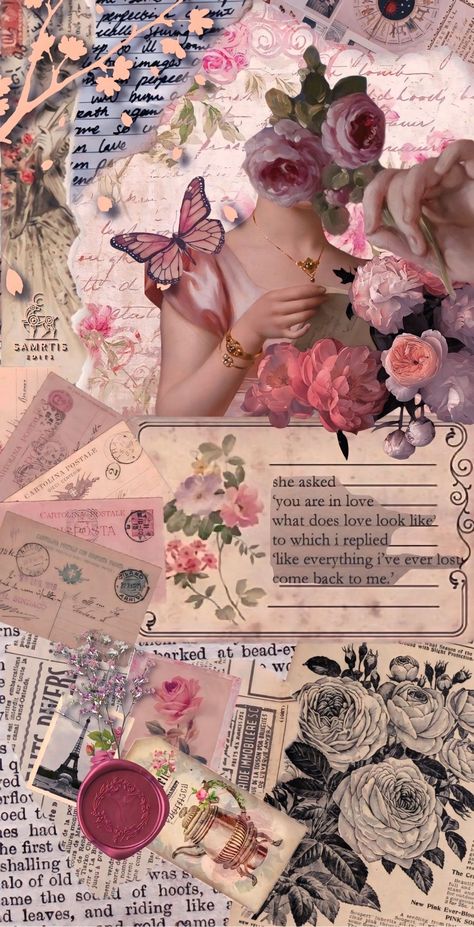 Pink Journal Wallpaper, Rose Pink Aesthetic Wallpaper, Vintage Pink Aesthetic Wallpaper, Artsy Background, Iphone Wallpaper Photos, Wallpaper Vintage, Pink Wallpaper Iphone, Cute Patterns Wallpaper, Aesthetic Pastel Wallpaper