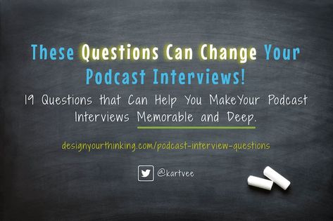 19 Podcast Interview Questions + 5 Step Secret - Podcast Interview Series Awkward Silence, Favorite Questions, Podcast Tips, Podcast Interview, Starting A Podcast, Health Tech, Your Best Self, Dig Deep, Lists To Make