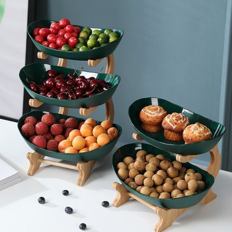 Snack Organizer, Serving Stand, Fruit Stand, Fruit Serving, Josef Frank, Kitchen Stand, Snack Tray, Eat Fruit, Fruit Tray