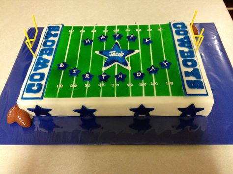 Dallas Cowboys cake Cowboys Birthday Cake, Dallas Cowboys Birthday Cake, Dallas Cowboys Birthday Party, Dallas Cake, Cowboys Cake, Dallas Cowboys Baby Shower, Dallas Cowboys Cake, Sheet Cake Ideas, Dallas Cowboys Birthday