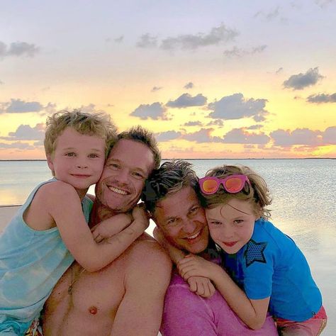 Neil Patrick Harris’s Family Snaps Just Keep Getting Cuter Neil Patrick Harris Family, Social Identity, Cruise Quotes, David Burtka, How Met Your Mother, Neil Patrick, Gay Dads, Neil Patrick Harris, Celebrity Families