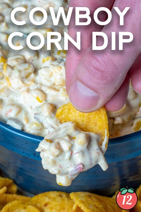 Cowboy Corn Dip | 12 Tomatoes Cowboy Taco Dip, Southern Corn Dip, Cowboy Corn Dip Cream Cheese, Texas Corn Dip, Cowboy Crackers Dip, Best Corn Dip Recipe, Cold Corn Dip With Cream Cheese, Corn Dip Crockpot Recipes, Corn Dip Cold