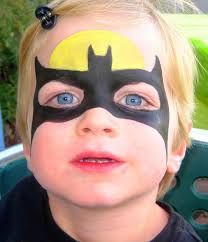 Batman Batman Face Paint, Batman Makeup, Superhero Face Painting, Face Painting For Boys, Spiderman Face, Batman Mask, Face Painting Easy, Kids Face Paint, Simple Face