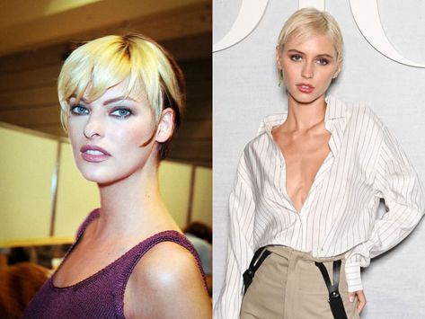 Characterized by soft, gentle edges, the soft-crop haircut, which looks like a revamped pixie cut, has dominated Winter 2023's haircut trends. Soft Crop Haircut, Crop Haircut, Trending Haircuts, Winter 2023, Pixie Cut, Get It, Short Hair, Short Hair Styles, Hair Cuts