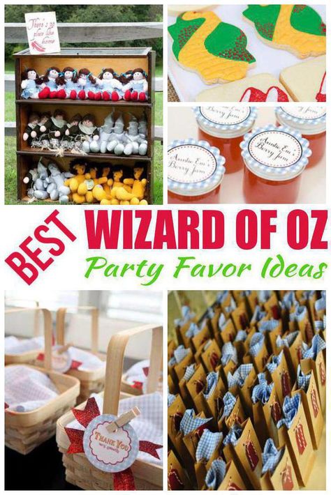 Wizard Of Oz Cast Gifts, Wizard Of Oz Party Favors For Adults, Wizard Of Oz Favors, Wizard Of Oz Party Favors, Wizard Of Oz Baby Shower Ideas, Cool Wizard, Party Favor Ideas For Kids, Party Favors For Boys, Wizard Of Oz Gifts