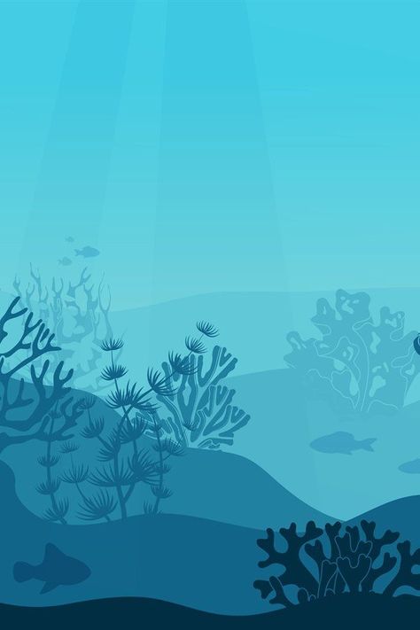 Underwater Seascape, Underwater Cartoon, Underwater Background, Ocean Drawing, Pool Paint, Underwater Theme, Ocean Backgrounds, Ocean Reef, Kawaii Background