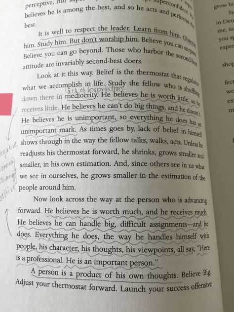 Magic of thinking big book 😊 Big Magic Quotes, The Magic Of Thinking Big, Big Quotes, Big Magic, Think Big, Big Book, School Projects, Self Development, Great Quotes