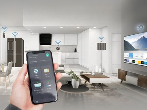 The world of home automation and the #SmartHome is changing people's life & in this article, you will get to know how smart home automation apps are being used & the ways in which they are transforming the world around us. #homeautomationapp #IoT Smart House Design, Futuristic Home Design, Creative Marketing Campaign, Luxury Room Design, Best Home Automation, Guys Room Aesthetic, Room Ideas For Men Bedroom, Tattoo Modern, Technology Inspiration