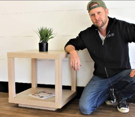 IKEA LACK Side Table: 26 surprising ways to hack it 10 Ikea Lack Side Table Hack, Ikea Lack Hack Table, Ikea End Table Hack, Lack Side Table Hack, Diy Side Table Bedroom, Ikea Lack Table Hack, Ikea Hack Side Table, Ikea Lack Hack, Lack Hack