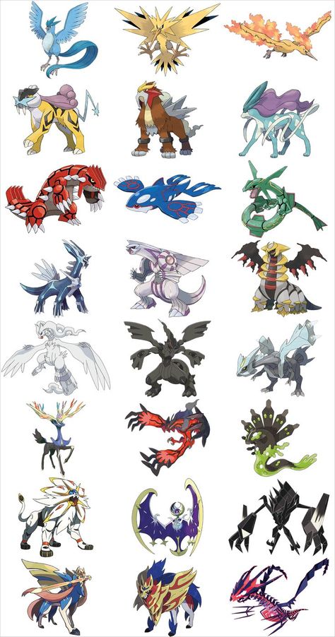 Legendry Pokemons, Dialga Pokemon, Big Pokemon, Pokemon Legendaries, Dragon Pokemon, Pokemon Legendary, Pokemon Decal, All Legendary Pokemon, Rayquaza Pokemon