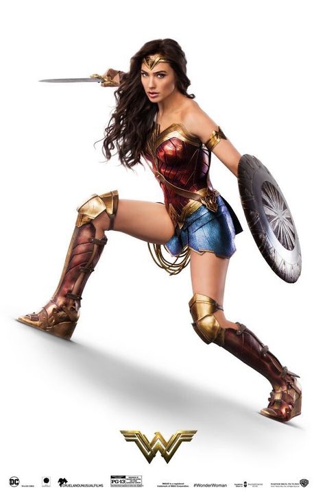 New Wonder Woman Photo Is Explosive Wonder Woman Movie, Warrior Pose, Gal Gadot Wonder Woman, Women Lifting, Lynda Carter, Women Poster, Wonder Women, Dc Movies, Chris Pine