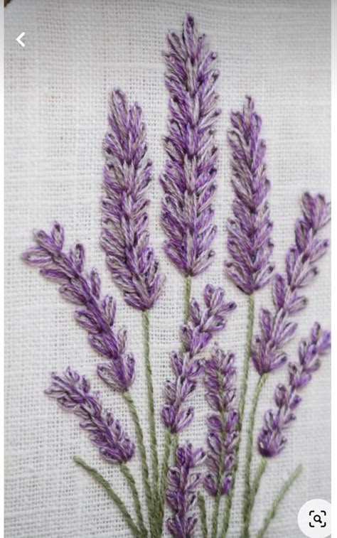 Pola Topi, Sulaman Pita, Basic Hand Embroidery Stitches, Embroidery Hoop Wall, Embroidery Hoop Wall Art, Lavender Garden, Bantal Sofa, Basic Embroidery Stitches, Hand Embroidery Kit