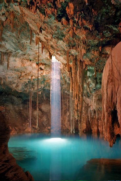 Mexico Vacation Destinations, Moon Pool, Riviera Cancun, Yucatan Peninsula, Beautiful Places To Travel, Mexico Travel, Riviera Maya, Travel Inspo, Places To Travel