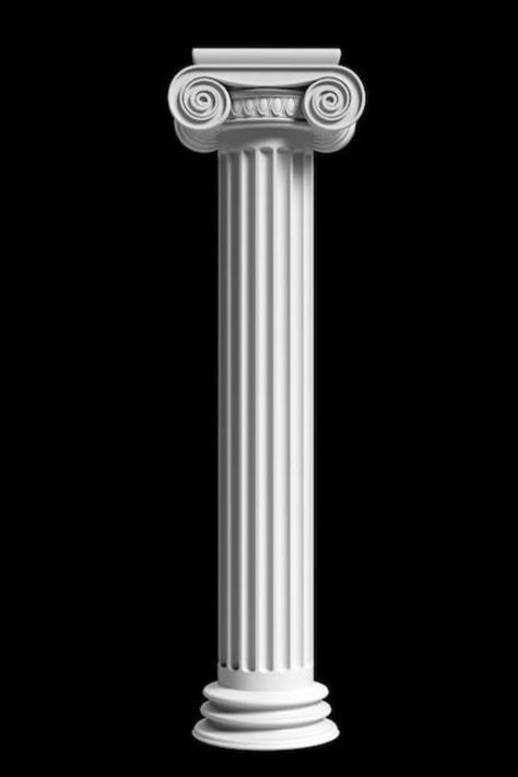 Ornament Photoshoot, Column Aesthetic, Modern Pillars, Greek Pillars, Roman Structures, House Pillar Design, Roman Pillars, House Pillars, Ancient Greece Art