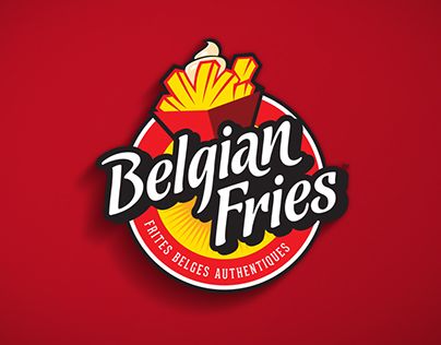 Fries Logo, Air Fryer Sweet Potato Fries, Belgian Fries, Fast Food Logos, Logo Design Inspiration Branding, Potato Fries, Logo Food, Sweet Potato Fries, Burger King Logo