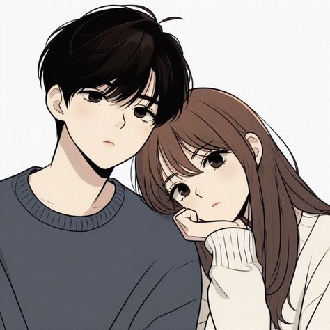 Cute Couple Drawings Anime, Couple Perspective Poses, Cute Couple Drawings Ideas, Manga Couple Pose, Art Couple Poses Reference, Cute Anime Couple Poses, Two Lovers Art Couple, Bf And Gf Anime, Couple Pp Love