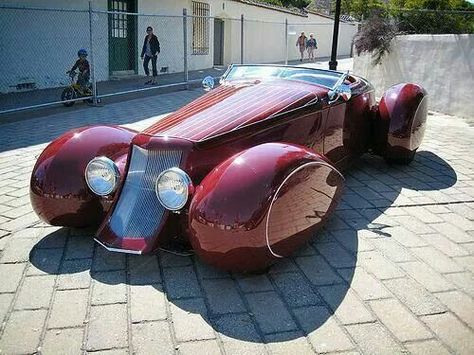 1937 Foose Custom Studebaker Convertible Art Deco Car, Vintage Auto's, Antique Car, Foose, Street Rods, Unique Cars, Sports Cars Luxury, Amazing Cars, Car Collection