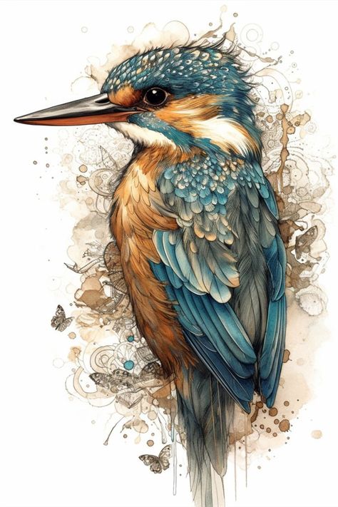 Kingfisher Bird, Printable Poster, Bird Download, Spiritual Wall Art, Nature Art Print, Holy Bird, Blue Bird Print, Digital Download Artwork

📩 INSTANT DOWNLOAD
▫ 4 high-resolution JPG files (plus bonus files), ready to print up to
  ▫ 2:3 ratio: 24x36" (61x91 cm)
  ▫ 3:4 ratio: 21x28" (53x71 cm)
  ▫ 4:5 ratio: 24x30" (61x76 cm)
  ▫ ISO-standard: A1, A2, A3, A4, A5

BONUS files: often used sizes 11x14" (28x36cm) and 5x7" (13x18cm).
All files are provided in 300 dpi/ppi, of course. Kingfisher Illustration, Kingfisher Art, Spiritual Wall Art, Kingfisher Bird, Religious Wall Art, Wall Art Nature, Block Printing Fabric, Bird Print, Printable Poster