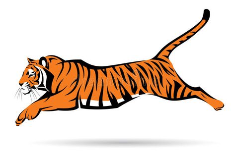 Tiger jumping. Vector illustration of tiger jumping #Sponsored , #sponsored, #Sponsored, #jumping, #illustration, #Vector, #Tiger Jumping Illustration, Jumping Tiger, Tiger Illustration, Tiger Head, Color Image, Design Painting, Illustration Vector, Pin Collection, Abstract Design