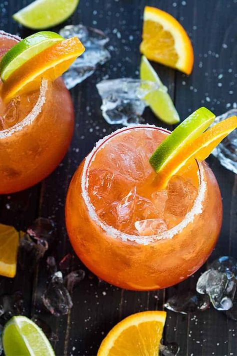 Sunrise Beer Margaritas | The Blond Cook Beer Margarita Recipe, Beer Margaritas, Beer Margarita, Easy Margarita Recipe, Frozen Limeade, Booze Drink, Easy Margarita, Beer Cocktail, Special Drinks