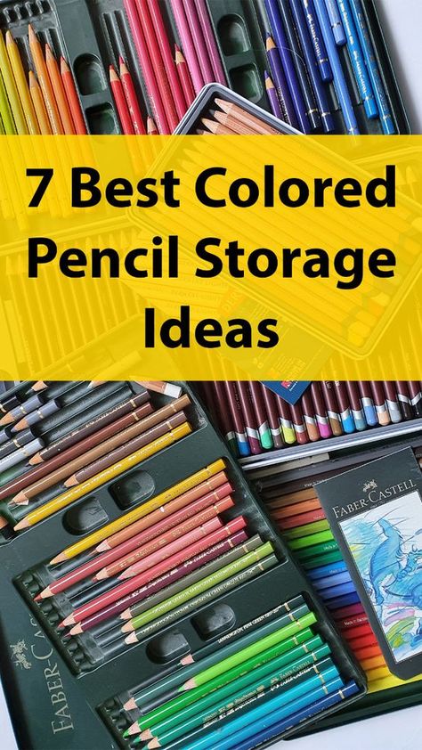 Need to organize your colored pencils? Discover 7 storage ideas that will keep your art supplies in order. From DIY containers to cases and racks, find the best way to store your pencils! Art Supply Organization Diy, Colored Pencil Storage Ideas, Pencil Storage Ideas, How To Organize Art Supplies, Paint Organization Diy, Art Supplies Storage Ideas, Coloring Storage, Art Supply Storage Ideas, Art Storage Ideas