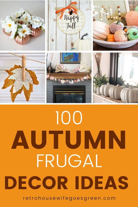 Fall is a beautiful time of year, but it can be expensive to decorate your home for the season. These budget-friendly fall decor ideas will help you create a gorgeous autumnal atmosphere without breaking the bank. From simple DIY projects to easy ways to repurpose items you already have lying around, there are plenty of options here that will fit into any budget. So get inspired and start decorating! Diy Fall Decor On A Budget, Fall Decor Ideas For Small Apartment, Inexpensive Fall Decor Ideas, How To Decorate For Fall, Simple Fall Decor Ideas For The Home, Office Fall Decorations Ideas, Cheap Diy Fall Decor, Decorate My Cubicle, Fall Decor On A Budget