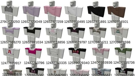 Uniform Codes, Roblox Shirt Codes, Black Hair Id Roblox, Brookhaven Codes, Emo Shirts, Coding School, Code Clothes, Bloxburg Decals Codes Wallpaper, Bts Shirt