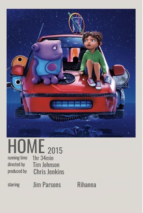 Home The Movie, Home Movie Poster, Home Disney Movie, Good Animated Movies, Disney Movie Posters, Movies To Watch Teenagers, Comfort Movies, Disney Movies To Watch, Iconic Movie Posters