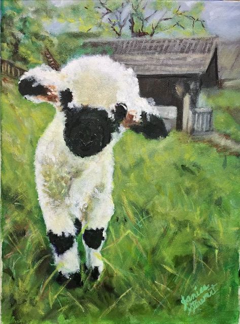 Sheep Pictures, Taylor Swift Things, Farm Paintings, The Art Sherpa, Art Sherpa, Because He Lives, Farmhouse Crafts, Drawings Ideas, Acrylic Painting Techniques