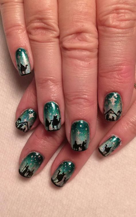 Christmas Nativity Scene Nails, Christmas Nativity Nails, Christian Christmas Nail Designs, Christmas Nails Stamping, Nativity Scene Nails, Nativity Nail Art, Nativity Nails Designs, Christian Christmas Nails, Christmas Nails2022