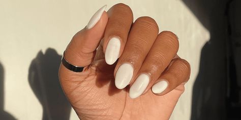 All the Barely-There Nail Trends That Have Gone Viral This Year Funny Bunny Chrome Nails, Bachelorette Party Nails, Funny Bunny Nails, Grey Nail Polish, Milky Nails, Bunny Nails, Nail Trend, Funny Bunny, Glamorous Nails