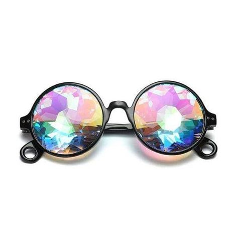 Auroracore Aesthetic Outfit Idea 🌌🌌🌌 #auroracore #auroracosplay #outfit #outfitideas #outfitinspo #outfitinspiration #explore #explorepage #aestheticoutfit #aesthetic #fashion Clear Round Glasses, Diffraction Glasses, Rave Glasses, Kaleidoscope Glasses, Festival Sunglasses, Party Eyes, Steampunk Goggles, Rainbow Prism, Sunglasses Round